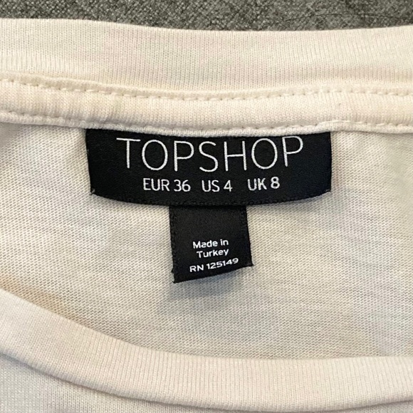 Topshop Flared Sleeve Shirt - Picture 4 of 6